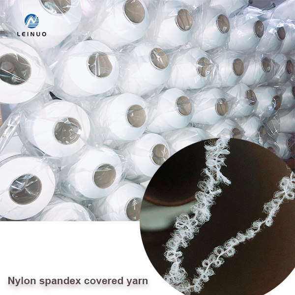 Spandex Rufe Yarn tare da Nailan (Twisted) don Saƙa